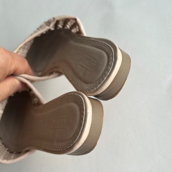 ASOS Shoes Cream Patent Leather Weaving Mules size 6 - Picture 11 of 13